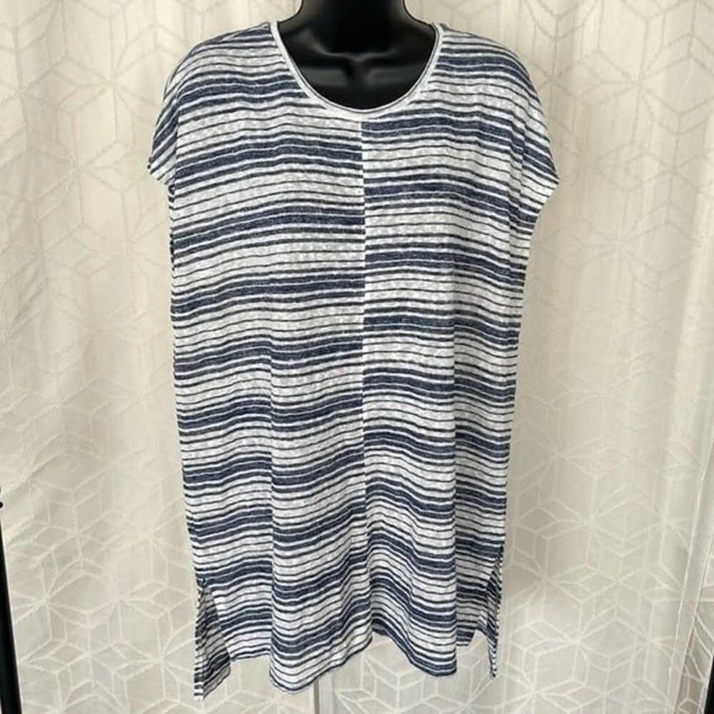 Vince Camuto Womens Misaligned Pullover Blouse - Picture 3 of 9